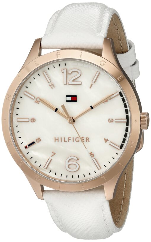 Tommy Hilfiger Women's 1781543 Casual Sport Analog Display Quartz White Watch