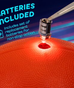 GlowCity Glow in The Dark Football - Light Up LED Ball - Perfect for Evening Play, Camping, and Beach Fun! Adult 10" 24 91gxEso7CeL