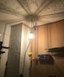 Newhouse Lighting WLG1B Ca Metal Guard for Ceiling Fan, Pendant String Light and Vintage Lamp Shades/Cover, Industrial Wire Fixture Iron Bird Cage, 1 Count (Pack of 1), Black 1 Count (Pack of 1) 35 91gyLqZWwoL