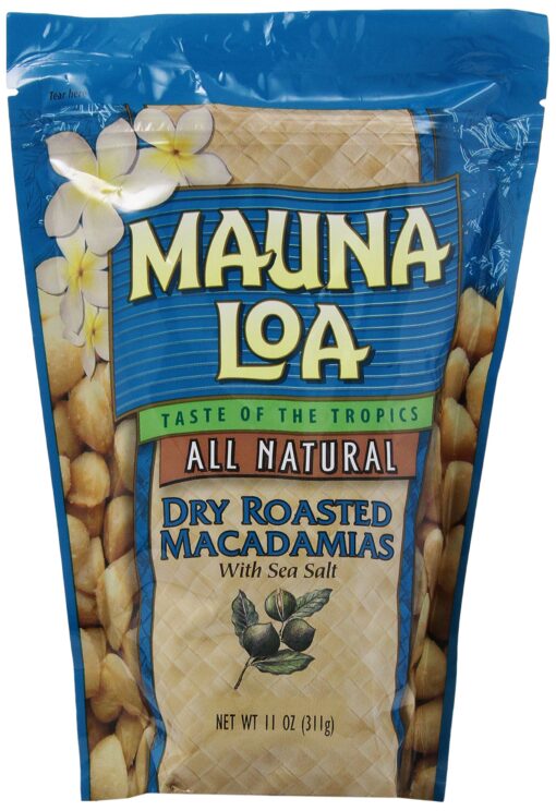 Mauna Loa Macadamias, Dry Roasted with Sea Salt, 10-oz.