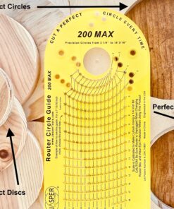 Jasper Model 200 Circle Guide Kit, Circle Cutting Guide for Plunge Routers 1 27 91gzVdQU24L