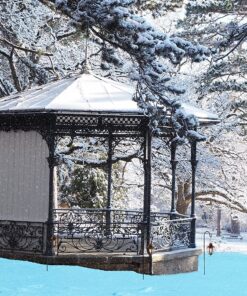 Ashman Shepherd's Hooks 35 Inch (12 Pack), Black, Made of Premium Metal for Hanging Solar Lights, Bird Feeders, Mason Jars, Christmas Lights, Lanterns, Garden Stakes and Wedding Décor. 12 Pack 34 91h 1d13dL