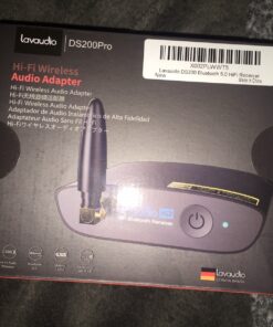 1Mii HiFi Bluetooth 5.0 Music Receiver for Home Stereo with LDAC, Bluetooth Audio Adapter with Audiophile DAC aptX HD, RCA Optical Output for AV Receiver or Stereo Amplifier - Lavaudio DS200Pro Black 46 91h31NDzASL