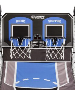 Triumph Sports Big Shot II Double Shootout Basketball Game - LED Scorer - 8 Game Modes - 4 Basketballs , 80.5”L X 47.5”W X 81”H 38 91h3grpCmqL