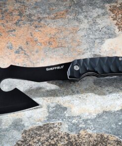 Sheffield 12153 Standoff Tactical Tomahawk with Sheath, Survival Hatchet Lightweight, Hatchet Camping Survival, Hand Hatchets, Axe Throwing Hatchet 16 91h4M2kWqxL