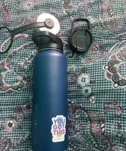 IRON °FLASK Sports Water Bottle - 40oz, 3 Lids (Straw Lid), Leak Proof - Stainless Steel Gym & Sport Bottles for Men, Women & Kids - Double Walled, Insulated Thermos, Metal Canteen Twilight Blue 40 Oz 27 91h6KhxxnSL