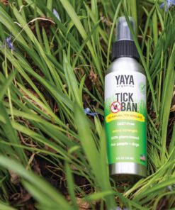 Yaya Organics Tick Ban | Extra Strength Tick Repellent Made with Essential Oils and All Natural, DEET Free Ingredients | Proven Effective, Safe for Adults, Kids and Dogs | 4 Ounce 2 Pack 14 91h6qZg2kaL