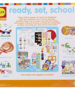 Alex Discover Ready, Set, School Craft Kit Kids Art and Craft Activity, Skill Building Set for Pre School Children, Learn Basic Skills to Help in School, For Ages 3 and up Ready Set School 13 91h8kVVyv9L