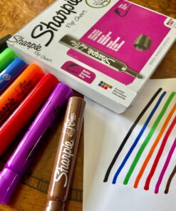 SHARPIE 22478 Flip Chart Markers, Bullet Tip, Colors may vary, 8-Count, Colors may vary(Box) 16 91h8wZcuIDL