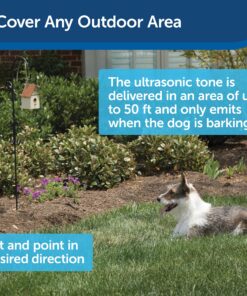 PetSafe Outdoor Ultrasonic Bark Control - Viral on TikTok - No Barking Deterrent for All Dog Sizes - Up to 1/4 Acre Coverage - Weatherproof - Great for Backyards - Bird House Design Standard 22 91hA5xzR7 S