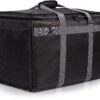 Insulated Commercial Food Delivery Bag with Side Pockets - Professional Food Warmer Portable Catering Hot Cold Meals - Thick Insulation Cooler for Grocery Shopping - 23 inches x 15 inches x 14 inches 6 91hMVTeZOIL