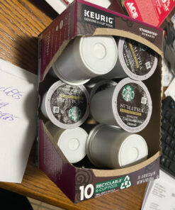 Starbucks K-Cup Coffee Pods—Dark Roast Coffee—Sumatra for Keurig Brewers—100% Arabica—6 boxes (60 pods total) 37 91hQ3X2ZjcL