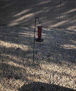 Ashman Adjustable KD Shepherd's Hooks (4 Pack), Black, Made of Premium Metal for Hanging Solar Lights, Bird Feeders, Mason Jars, Christmas Lights, Lanterns, Garden Stakes, and Wedding Décor, etc. 4 31 91hUIv94MSL