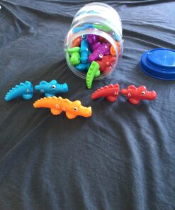 Learning Resources Snap-n-Learn Alphabet Alligators, Fine Motor Toy, 26 Double-Sidedpiece, Ages 18 Months +, Multicolor 44 91hWZ8saRKL