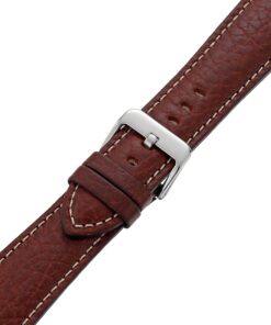 Hadley-Roma MS-906 Men's Genuine Leather Watch Band Brown 22mm 14 91hYekP1yAL