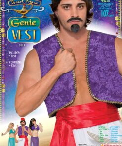 Alternative view of Forum Novelties 42" Purple Genie Vest Costume