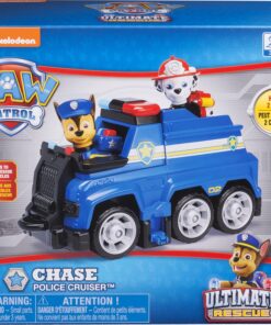 Alternative view of Paw Patrol 6045905 Chase’s Ultimate Rescue Police Cruiser with Lifting Seat and Fold Out Barricade