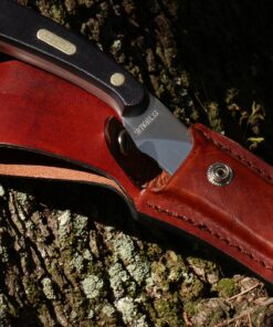 Old Timer 158OT Guthook Skinner 7.3in High Carbon S.S. Full Tang Fixed Blade Knife with 3.5in Blade and Sawcut Handle for Outdoor, Hunting and Camping 158OT Gut Hook Skinner (Box) 13 91hs9k8W8hL