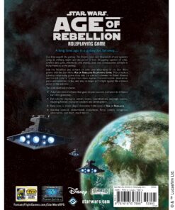 Star Wars Age of Rebellion Core Rulebook | Roleplaying Game | Strategy Game | Adventure Game For Adults and Kids | Ages 10+ | 2-8 Players | Average Playtime 1 Hour | Made by Fantasy Flight Games 9 91ht4c5TgVL
