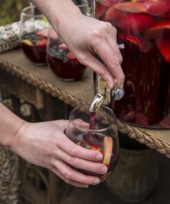 Anchor Hocking 2 Gallon Heritage Hill Beverage Dispenser with Lid (2 piece, all glass, dishwasher safe) Heritage Hill Jar Bev Dispenser 29 91huEX3TKbL