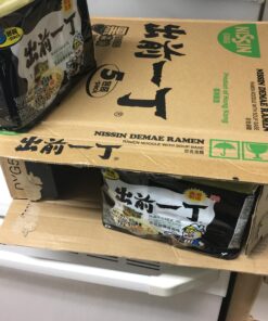 Nissin Demae Black Garlic Oil Instant Ramen Noodles, 3.5 Ounce (Pack of 30) Tonkotsu Pork with Galic Oil 3.5 Ounce (Pack of 30) 25 91hvBSfp6ZL 1