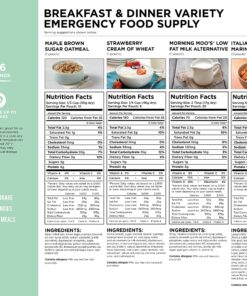 Augason Farms Deluxe 4-Month 1-Person 10-Pail Kit Emergency Food Supply 25 91i2Tr9tuLL