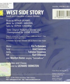 Alternative view of West Side Story: Highlights 1985 Studio Recording Bernstein: West Side Story