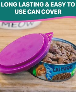 Ethical 3-1/2-Inch Pet Food Can Covers, 3-Pack Covers Are 3 1/2" Diameter 24 91i5e8Eu8gL
