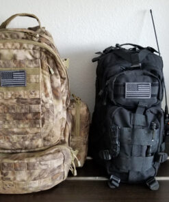 2 Pieces Tactical USA Flag Patch -Black & Gray- American Flag US United States of America Military Uniform Emblem Patches (2 Packs) 20 91i78LSFx4L