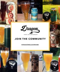 Dragon Glassware Beer Glasses, Clear Double Wall Insulated Pub Mugs, Upside Down Design, Holds One Full Beer Bottle, Freezable Glass for Beer Lovers, 13.5 oz Capacity, Set of 2 2 Count (Pack of 1) 17 91i7vyIiv1L