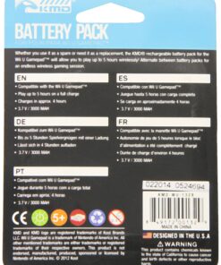 KMD 3000mAh Rechargeable Battery Pack for Nintendo Wii U Internal Controller 4 91iC3gUAjmL