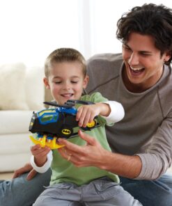 Alternative view of Fisher-Price Imaginext DC Super Friends Batman Toy Helicopter with Spinning Propellers and Batman Figure for Preschool Pretend Play Batcopter