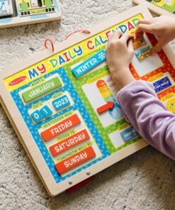 Melissa & Doug My First Daily Magnetic Activities Calendar For Kids, Weather And Seasons Calendar For Preschoolers and Ages 3+ (Pack of 1) 29 91iHl6y0KeL