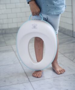 BABYBJORN Toilet Trainer, White/Gray, 1 Count (Pack of 1) White/Grey 27 91iInOqb3EL