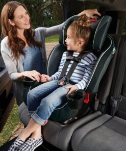 Graco Slimfit 3 in 1 Car Seat -Slim & Comfy Design Saves Space in Your Back Seat, Darcie, One Size 38 91iJSPKe8iL