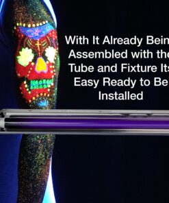 American DJ 48" Black light tube and fixture 48 inch 19 91iL073zeKL