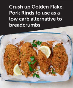 Golden Flake Pork Rinds, Original – Keto Friendly Snack with Zero Carbs per Serving, Light and Airy Pork Skins with the Perfect Amount of Salt, 3 Oz - Pack of 16 3.00 Ounce (Pack of 16) 12 91iMvVPps5L