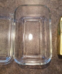 Luminarc Arcoroc lid 17x10,5cm, 1 Piece Plain Glass Butter Dish, Classic Design 29 91iS1rUt1iL