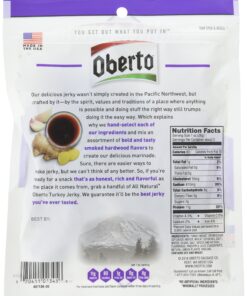 Alternative view of Oberto All-Natural Teriyaki Turkey Jerky, 3.25 Ounce (Pack of 4)