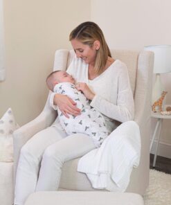 aden + anais Swaddle Blanket, Boutique Muslin Blankets for Girls & Boys, Baby Receiving Swaddles, Ideal Newborn & Infant Swaddling Set, Perfect Shower Gifts, 4 Pack, Jungle Jam 27 91ihlSyvj2L