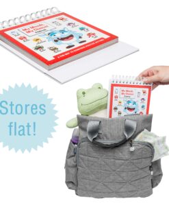 The Original Mood Flipbook for Kids; 20 Different Moods/Emotions; Autism; ADHD; Help Kids Identify Feelings and Make Positive Choices; Laminated Pages (Monster Flipbook) MONSTER (Large - 6.75 x 6.75") 21 91io gNA7L