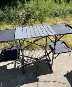 GCI Outdoor Slim-Fold Cook Station, Portable Camp Kitchen Table Pack of 1 Modern 43 91irgWmyQSL