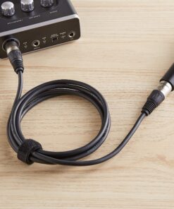 Amazon Basics XLR Microphone Cable for Speaker or PA System, All Copper Conductors, 6MM PVC Jacket, 6 Foot, Black 1-Pack 6 Feet 23 91isQFR1XML