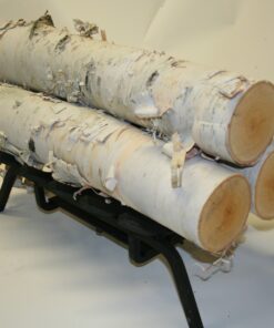 Wilson Set of 3 Large Birch Fireplace Logs (3.5" - 5.5" Diameter x 17”- 18" Long) 11 91iuI722w9L