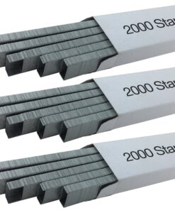 Clipco Stapler with 2000 Staples Each Metal Full Desk Size Black (3-Pack) 11 91iukzwDp7L