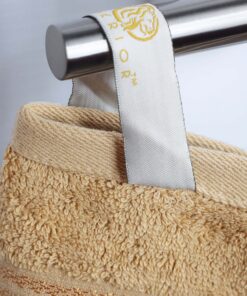 SUPERIOR Egyptian Cotton 6-Piece Towel Set, Bathroom Essentials, Towels for Bathroom, Apartment, Airbnb, Guest Bath, Face, Hand, Bath Towels, Washcloths, Absorbent, Fast Drying, Toast 6 Piece Towel Set 12 91iwCmyIb7L