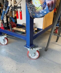 6 Inch - 6" X 2" Industrial Casters - 2 Fixed and 2 Swivel Caster Wheels with Brakes - Cast Iron Plate Casters Set of 4 Heavy Duty - 3500 lb Capacity - Foghorn Construction 2 Brake and 2 Fixed Set 32 91j2Jq9QS4L