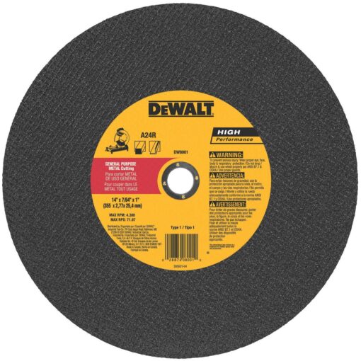 Dewalt Abrasive 14" Cut Off Wheel - 10 Pack