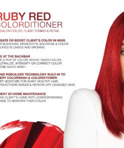 Celeb Luxury Gem Lites Ruby Red Colorditioner, Color Depositing Conditioner with Bondfix Bond Rebuilder, Semi Permanent Hair Colour Glaze, Maintains and Refreshes Red and Deep Red Tones 22 91j49a6KBpL 1