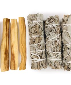 Alternative view of White Sage and Palo Santo Incense Set - Smudge Kit Refill for Altar Supplies, Meditation Tools, Home Fragrance, Smudging Ceremonies and Rituals Made by Alternative Imagination